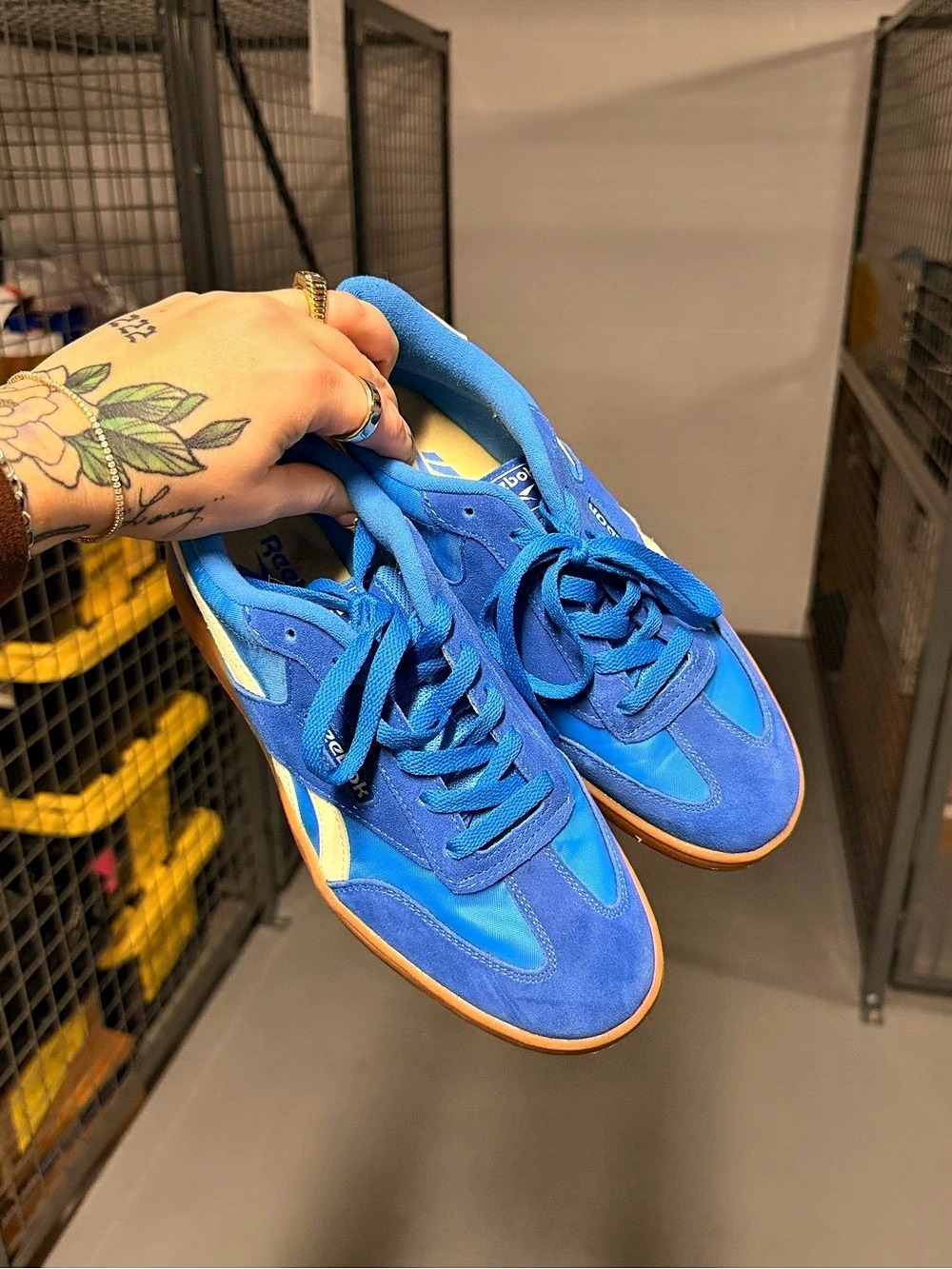 Reebok Classic Nylon Essential Blue Solar Sneakers
